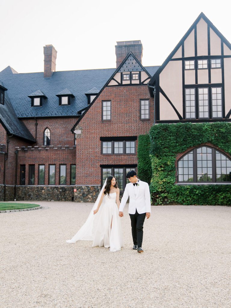 Luxury estate wedding reception design with candles and floral tablescape in Richmond, Va